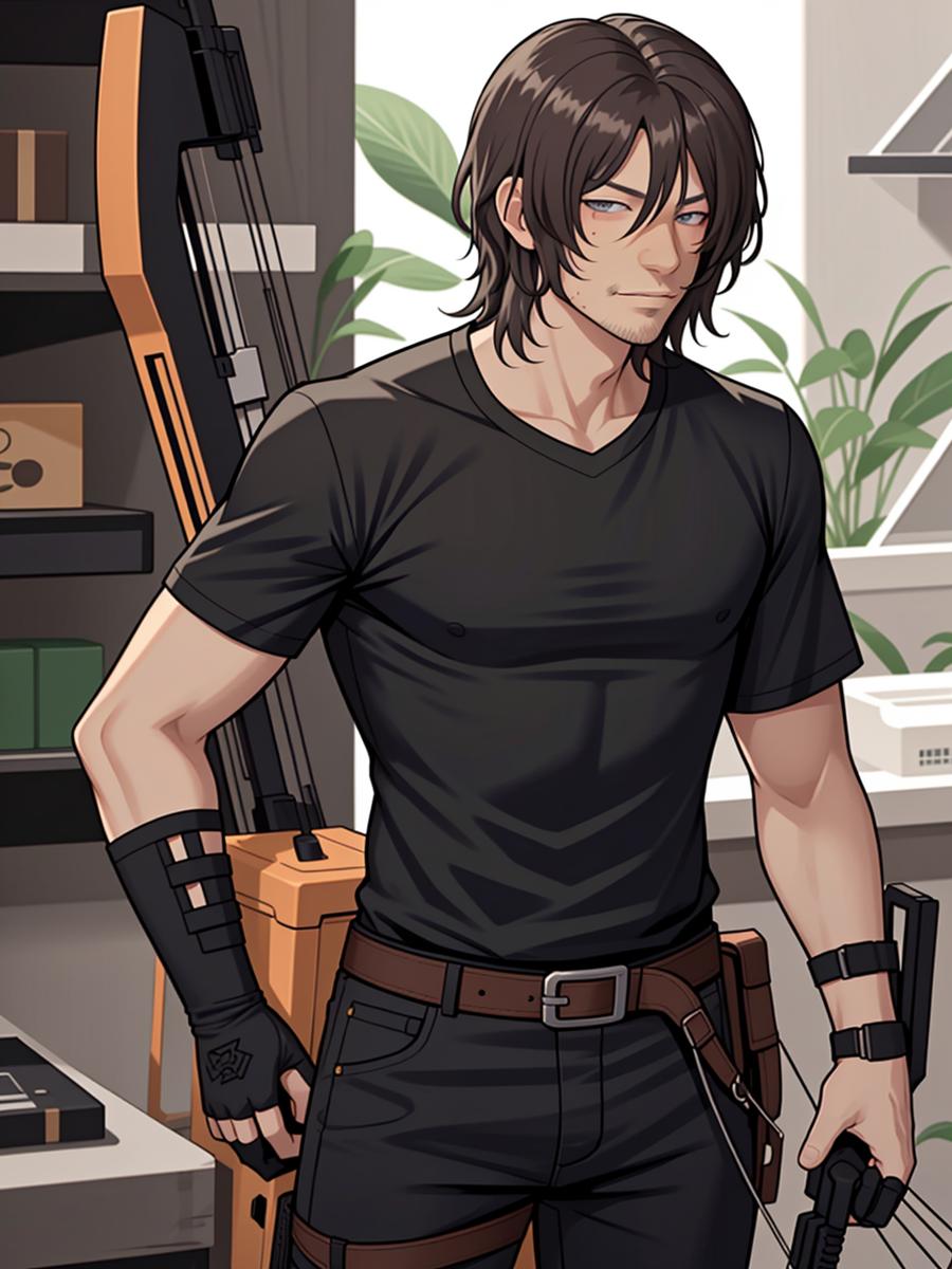 Chat with Daryl dixon, the  character AI chatbot