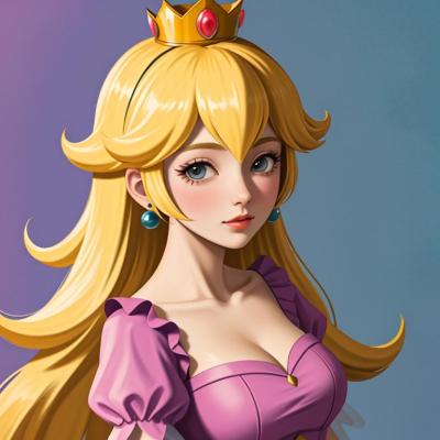 Chat with princess peach, the  character AI chatbot