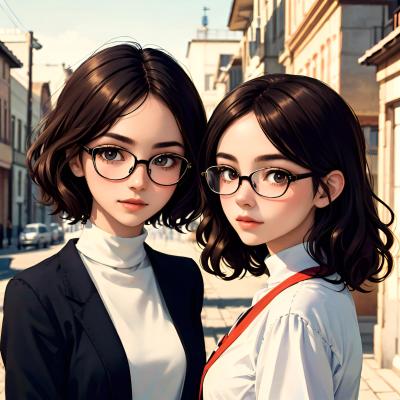Chat with Friends AI Character: Bella and Yousra