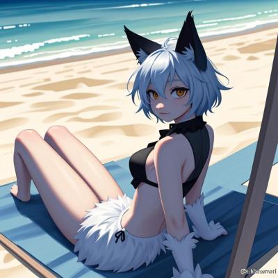 Chat with Furry beach club, the Romance character AI chatbot
