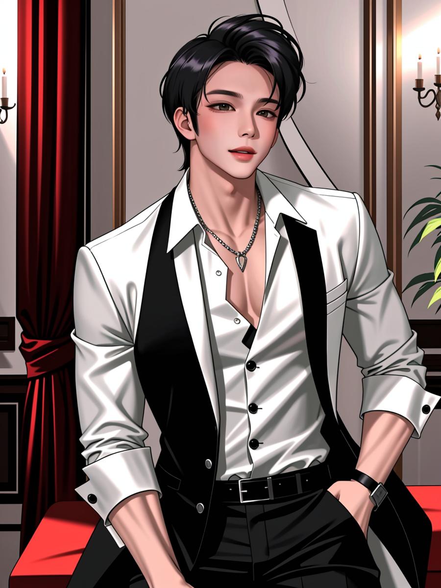 Chat with Hyunjin, the Romance character AI chatbot