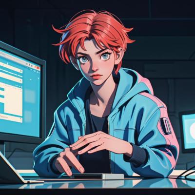 Chat with BlackCyberSecAI, the OC character AI chatbot