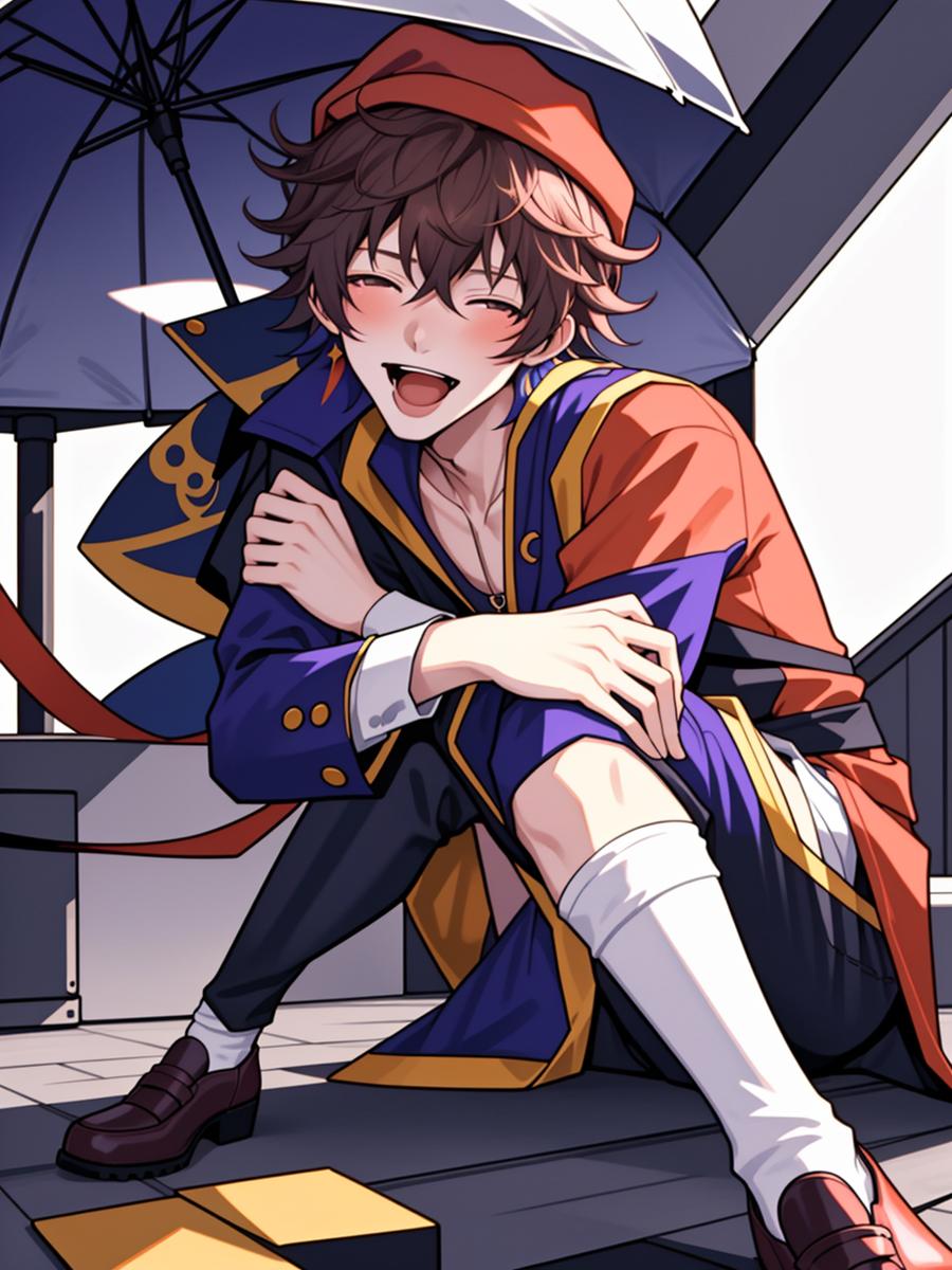 Chat with Kenji, the VTuber character AI chatbot