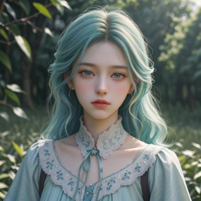 Chat with green, the Anime character AI chatbot