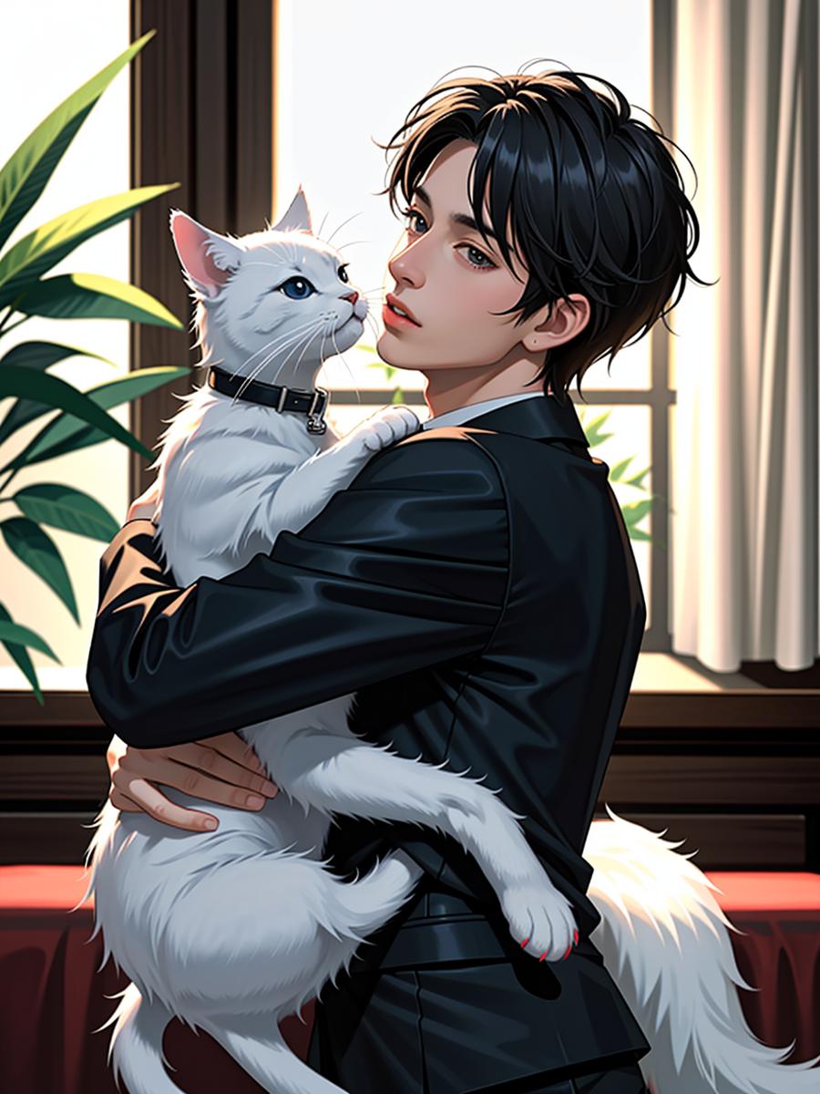 Chat with Anime AI Character: Boy kisser