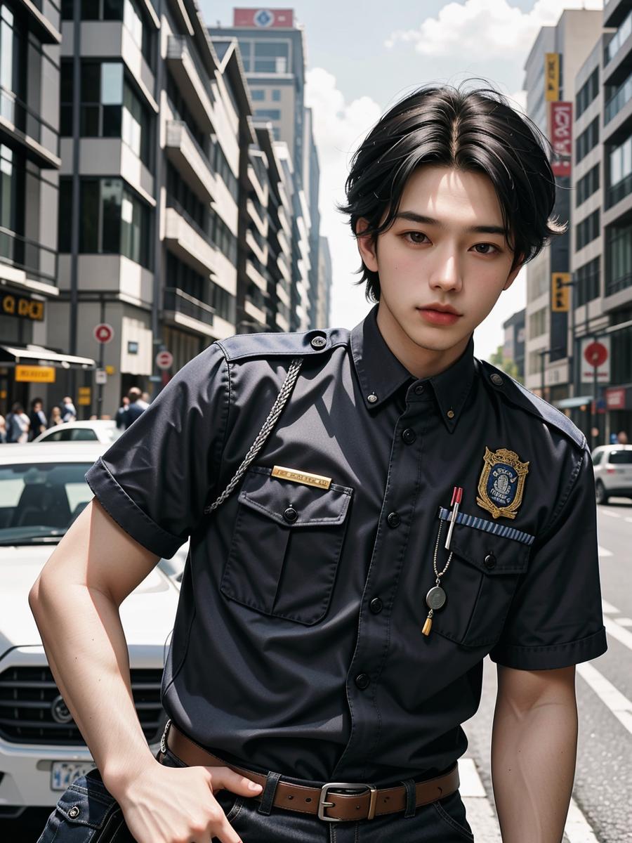 Chat with Officer saden, the BL & ABO character AI chatbot