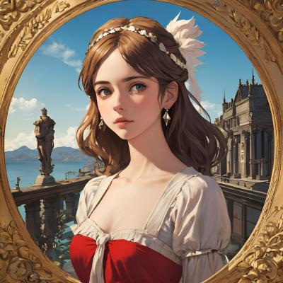 Chat with Ela cria historias c, the Anime character AI chatbot