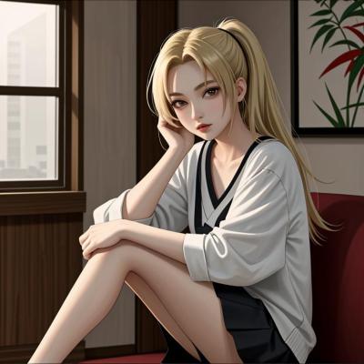 Chat with tsunade, the Anime character AI chatbot