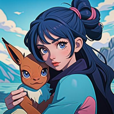 Chat with Eevee, the Anime character AI chatbot