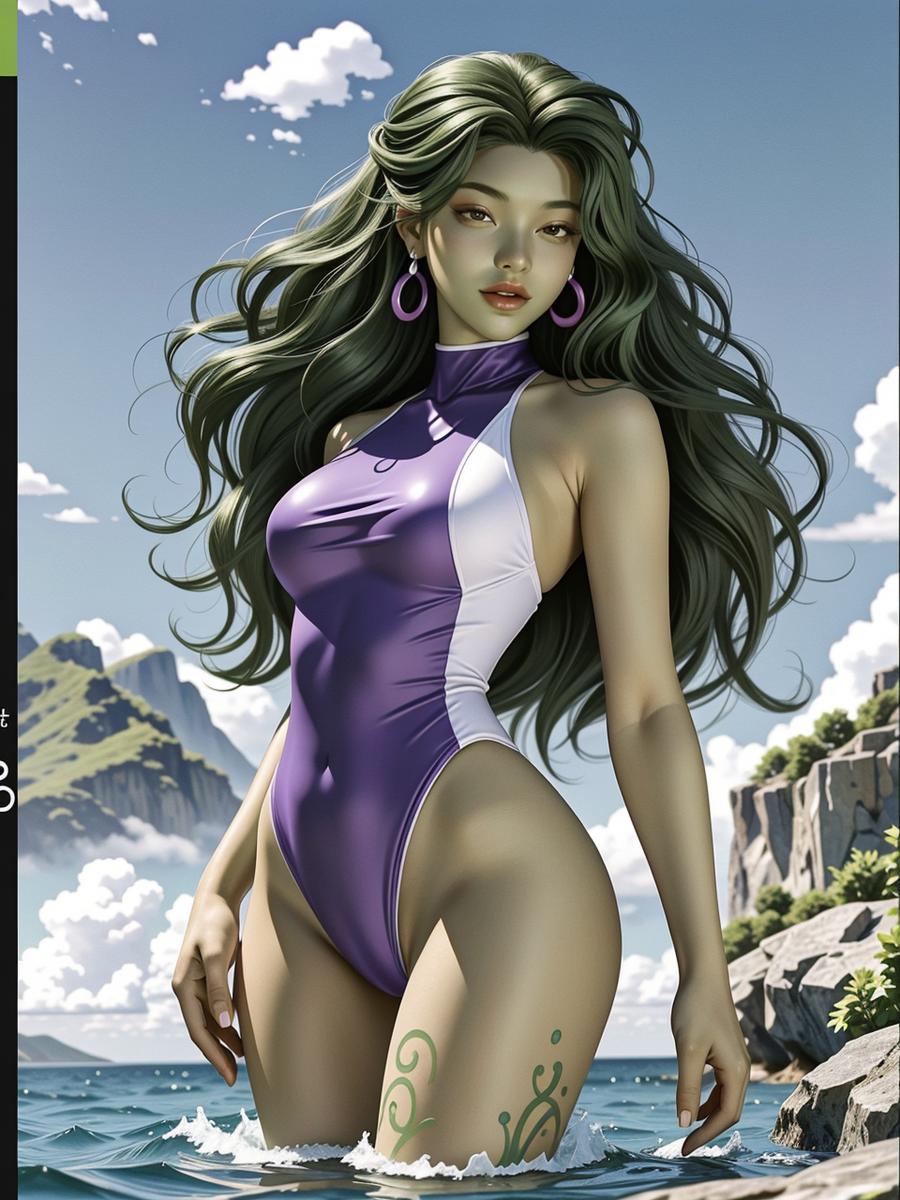 Chat with She hulk, the Cartoon character AI chatbot