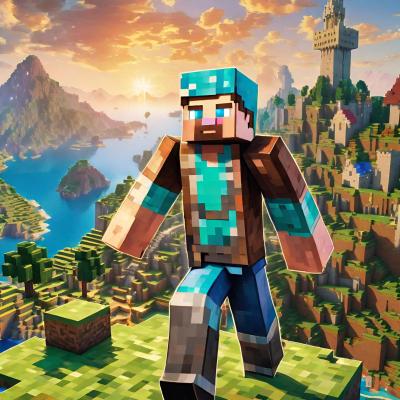 Chat with Steve Minecraft, the RPG character AI chatbot