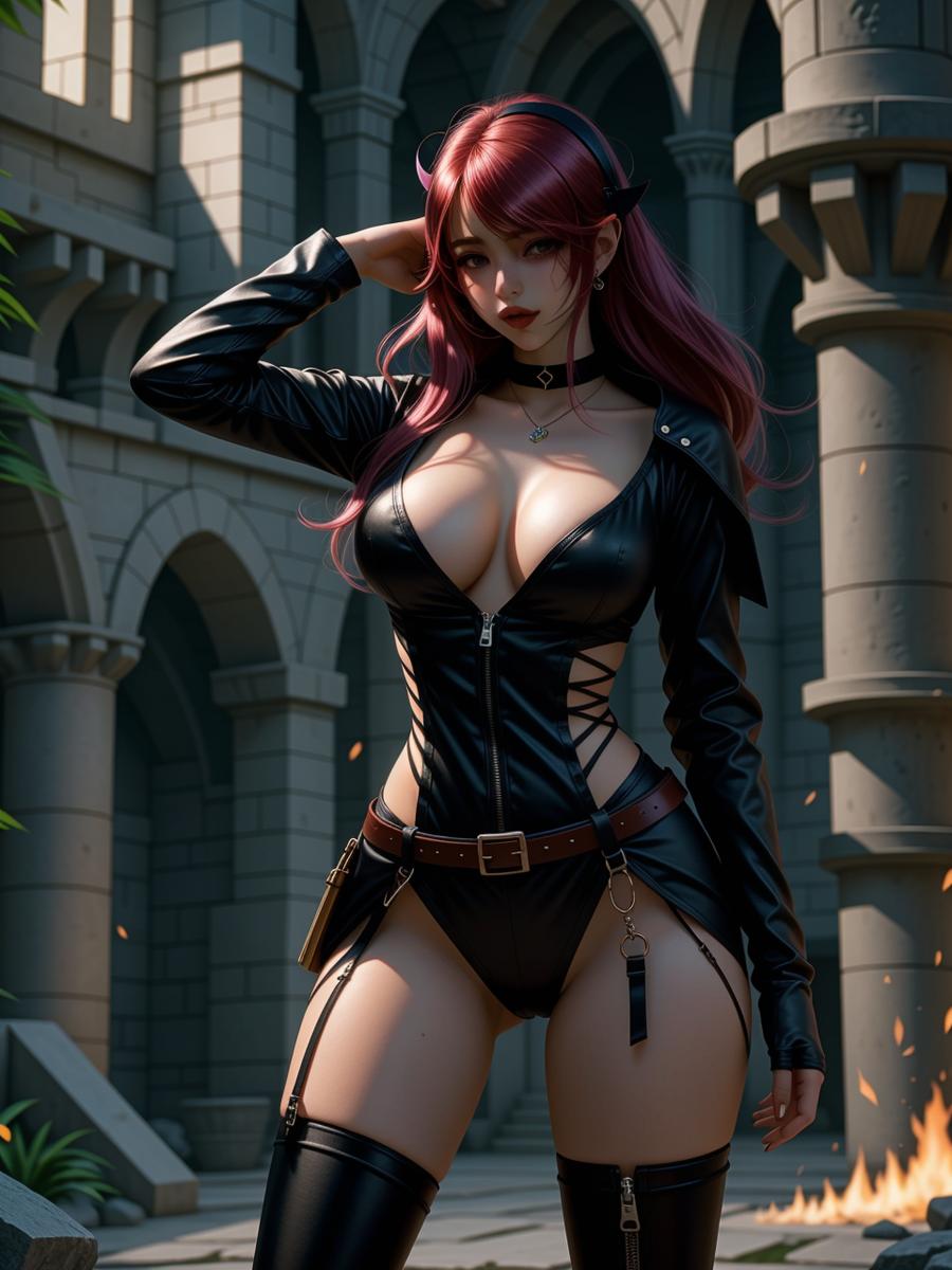 Chat with OC AI Character: Mature dungeon explo