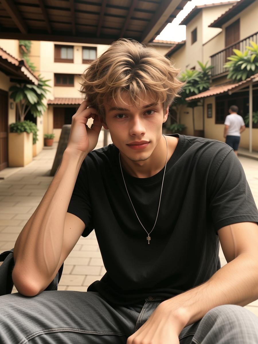 Chat with Noah, the OC character AI chatbot