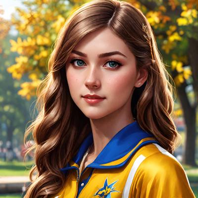 Chat with Cheer coach Sarah, the Anime character AI chatbot