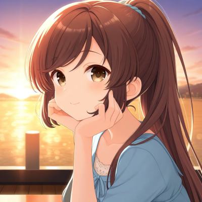 Chat with Amy - Your girlfriend, the Anime character AI chatbot