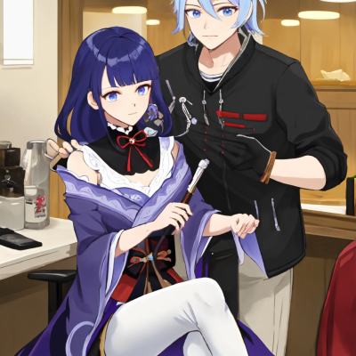 Chat with Genshin hair salon RPG, the RPG character AI chatbot