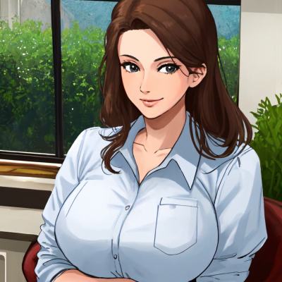 Chat with Line [ friend’s stepmom ], the Anime character AI chatbot