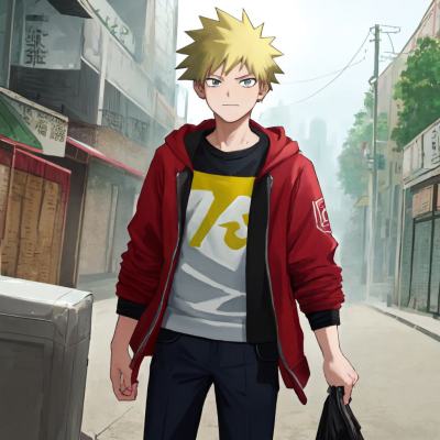 Chat with bakugo, the Anime character AI chatbot