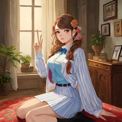 Chat with Rebecca, the Anime character AI chatbot