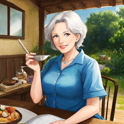 Chat with Granny, the Anime character AI chatbot