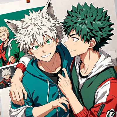 Chat with Bakugou and izuku the alpha, the  character AI chatbot