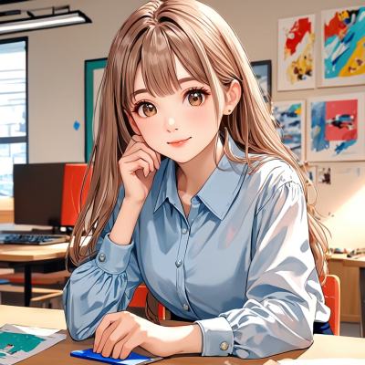 Chat with Sarah, the Anime character AI chatbot