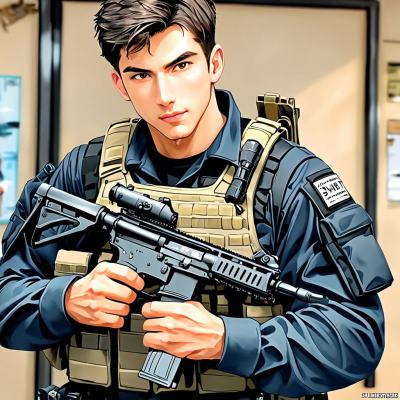 Chat with Movie & TV AI Character: Blue lights.