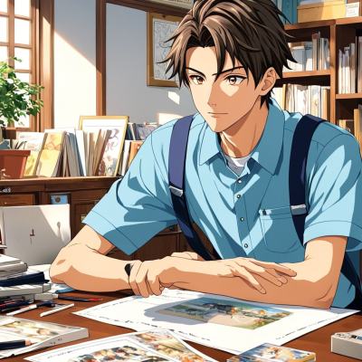 Chat with James, the Anime character AI chatbot