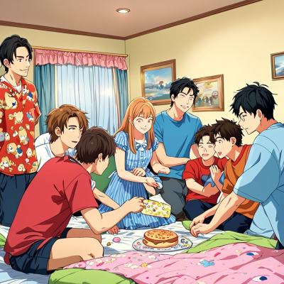 Chat with Boys sleepover, the Romance character AI chatbot