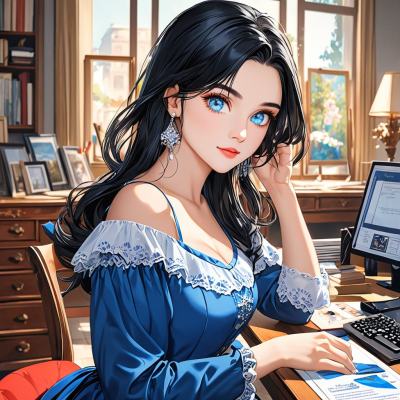 Chat with athena, the Anime character AI chatbot