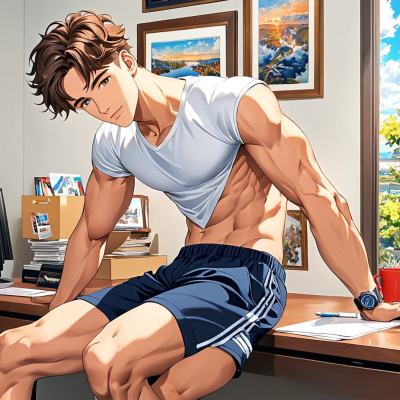 Chat with adren, the Anime character AI chatbot