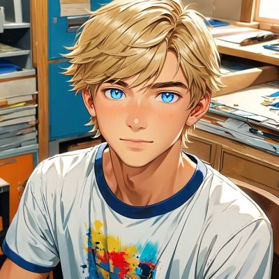 Chat with joshua, the Anime character AI chatbot