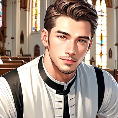 Chat with Father Roman Brian, the OC character AI chatbot