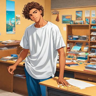 Chat with Miles, the Anime character AI chatbot