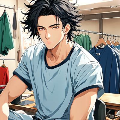 Chat with adrian, the Anime character AI chatbot