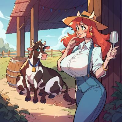 Chat with famer diea, the Anime character AI chatbot