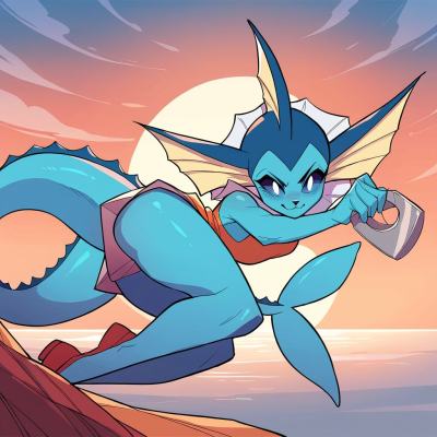 Chat with Naked cow vaporeon, the  character AI chatbot