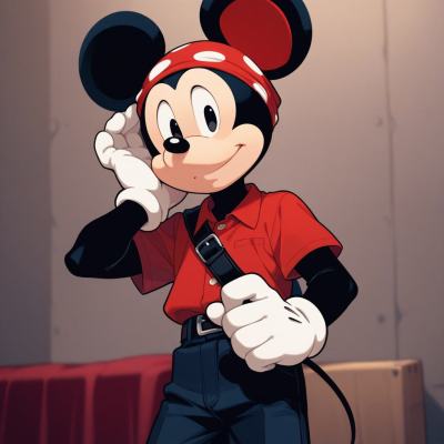 Chat with mickey mouse, the  character AI chatbot