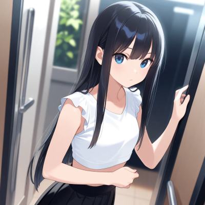 Chat with Sarah Rosewood (classmate), the Anime character AI chatbot