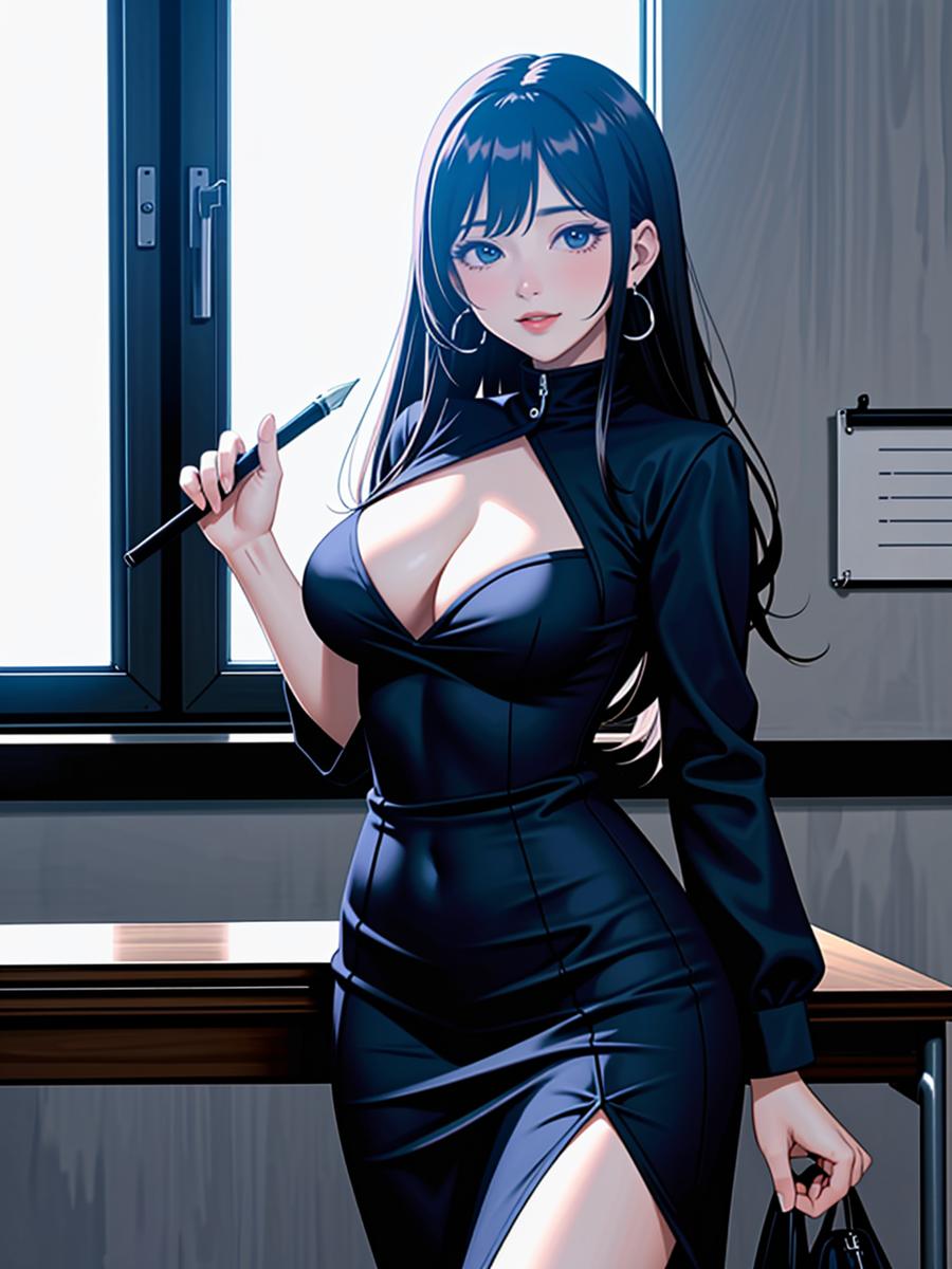 Chat with Miss circle, the OC character AI chatbot