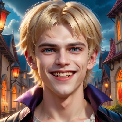 Chat with Jace blood red, the  character AI chatbot