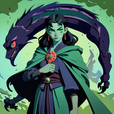 Chat with Anime AI Character: Beast Raven
