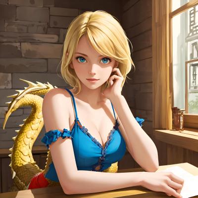 Chat with Dragon girl, the Romance character AI chatbot