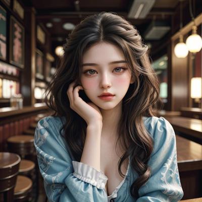 Chat with Bar-girl, the OC character AI chatbot