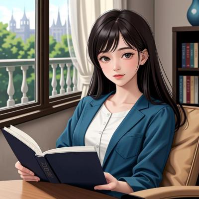 Chat with story/poem rater, the Anime character AI chatbot
