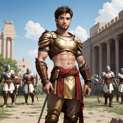 Chat with Spartan army, the Anime character AI chatbot