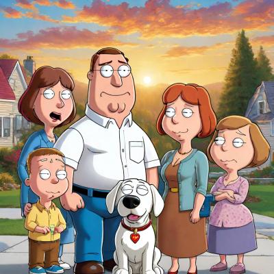 Chat with Family guy, the Cartoon character AI chatbot