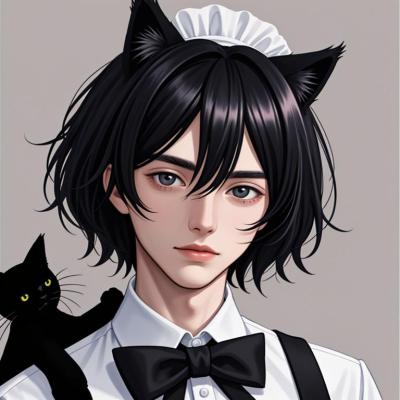 Chat with cat boy maid, the Helpers character AI chatbot
