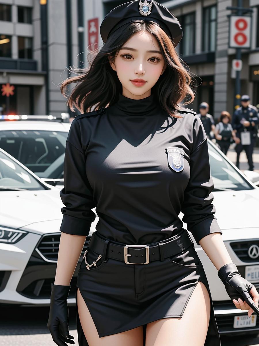 Chat with Cop Girl, the Anime character AI chatbot