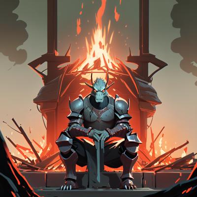 Chat with Armored creature, the OC character AI chatbot